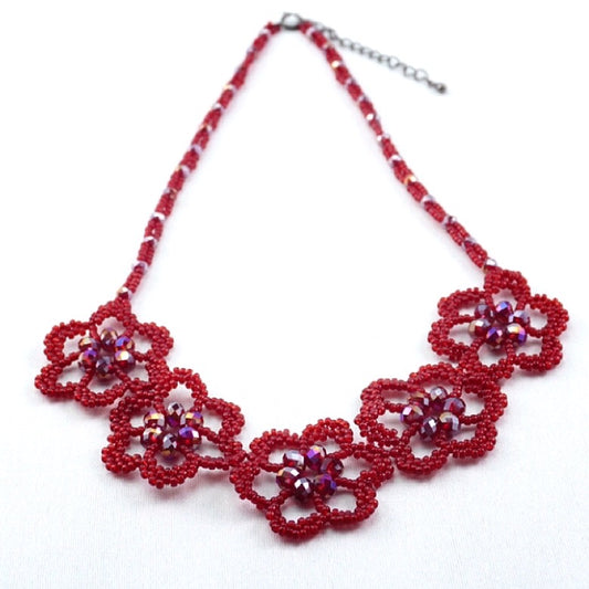 お花のネックレス